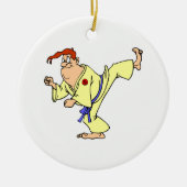 Karate Keramisch Ornament (Voorkant)