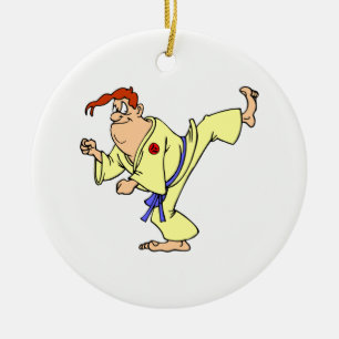 Karate Keramisch Ornament