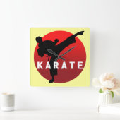 KARATE keri 2 Vierkante Klok (Huis)