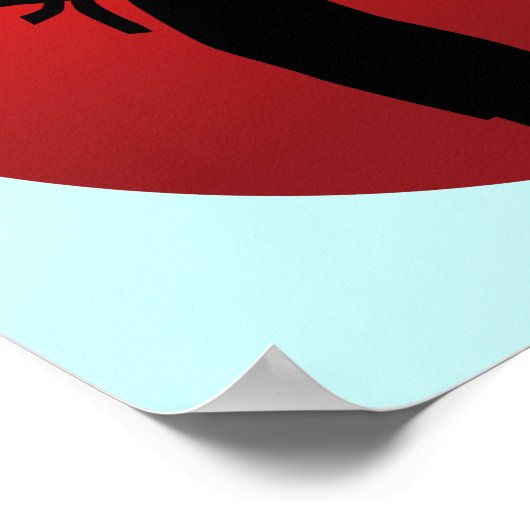 KARATE keri Poster (Hoek)