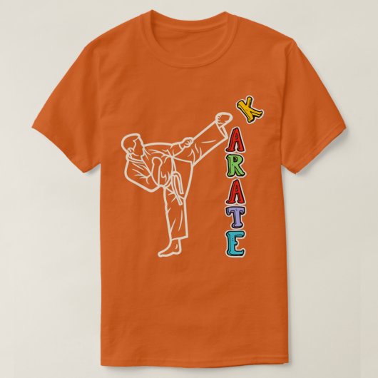 Karate Kick 1 T-shirt (Design voorkant)