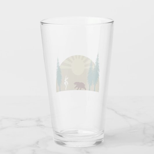 Karate Kick Beer Glas (Achterkant)