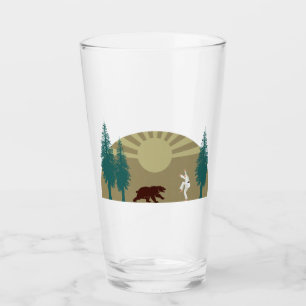 Karate Kick Beer Glas