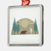 Karate Kick Beer Metalen Ornament (Links)