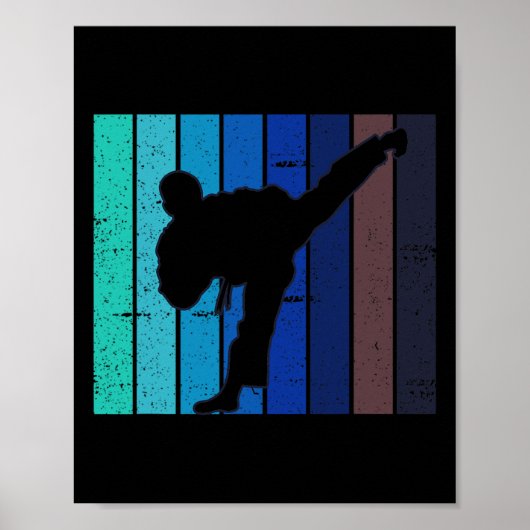  Karate Kick Boxing Hob Poster (Voorkant)