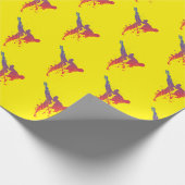 Karate Kick Cadeaupapier (Hoek)