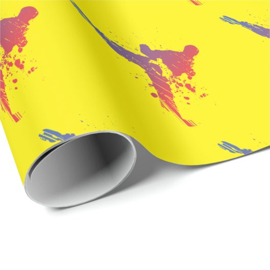 Karate Kick Cadeaupapier (Rol Hoek)