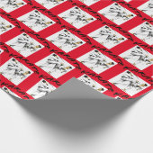 Karate Kick Cadeaupapier (Hoek)