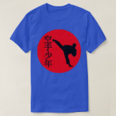 Karate Kick Martial Arts Japans T-shirt (Design voorkant)