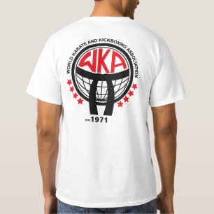 karate kickboxing klassieke stijl t-shirt