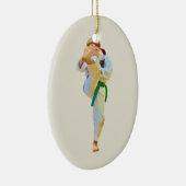 Karate Kicking Ornament (Rechts)