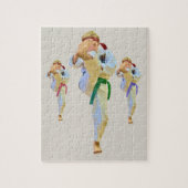 Karate Kicking Puzzle Legpuzzel (Verticaal)