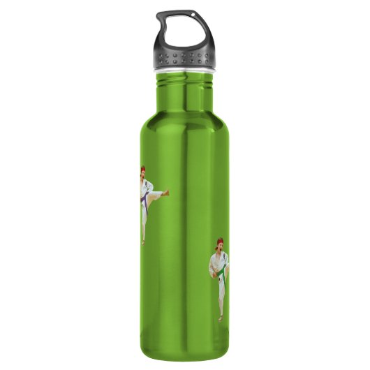 Karate Kicking,  Waterfles (Achterkant)