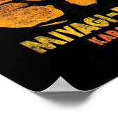 Karate Kid Miyagi Do Sunset Illustratie Poster (Hoek)