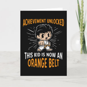 Karate Kid Orange Riem Onderscheiding T-shirt Cade Kaart