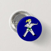 Karate Kind 12 Button (Voorkant /achterkant)