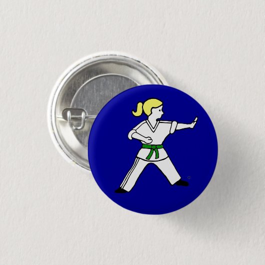 Karate Kind 12 Button (Voorkant /achterkant)