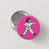 Karate Kind 16 Button (Voorkant /achterkant)