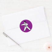 Karate Kind 1 paarse stickers (Envelop)