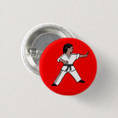 Karate Kind 1 pinback-knop Ronde Button 3,2 Cm (Voorkant /achterkant)