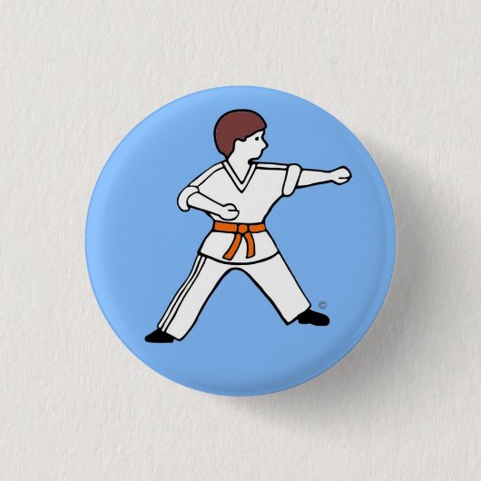 Karate Kind 9 Button (Voorkant)