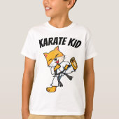 KARATE KIND KINDER CAT T-SHIRTS (Voorkant)