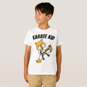 KARATE KIND KINDER CAT T-SHIRTS (Voorkant volledig)