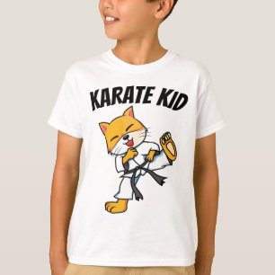 KARATE KIND KINDER CAT T-SHIRTS