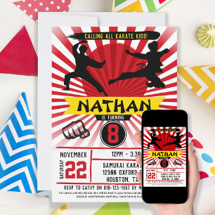 Karate Kind Martial Arts Cobra Kai Kaart