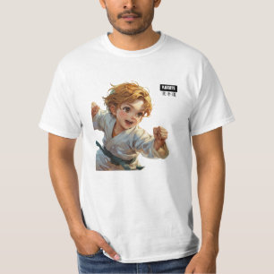 Karate kind T-shirt voor mannen
