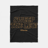 Karate Kind - Veeg het been Fleece Deken (Voorkant)