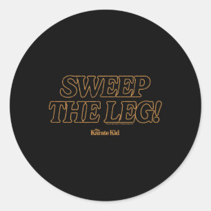 Karate Kind - Veeg het been Ronde Sticker