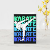 Karate Kinder jongens Kaart (Gele Bloem)