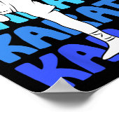 Karate Kinder jongens Poster (Hoek)