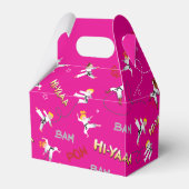 Karate Kinder Kinderen op zaterdag Bedankdoosjes (Achterkant)