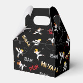 Karate Kinder Kinderen op zaterdag Bedankdoosjes (Achterkant)