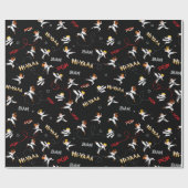 Karate Kinder Taekwondo Kinderdagfeest Cadeaupapier (Vlak)