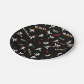 Karate Kinder Taekwondo Kinderdagfeest Papieren Bordje (Gekanteld)