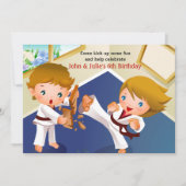 Karate Kinder uitnodiging (Voorkant)