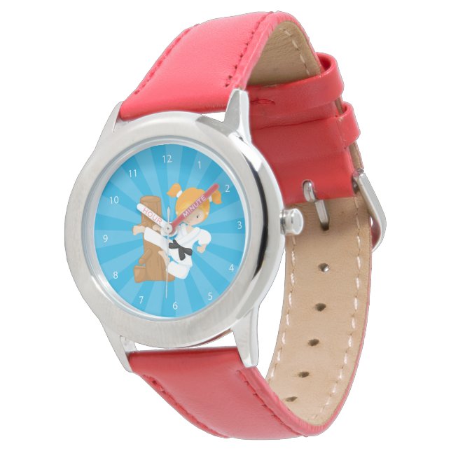 Karate Kinderen Horloge (Gekanteld)