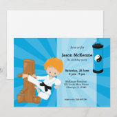 Karate Kinderen Kaart (Voorkant / Achterkant)