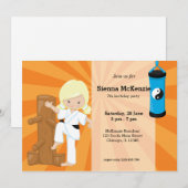 Karate Kinderen Kaart (Voorkant / Achterkant)