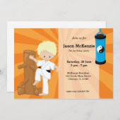 Karate Kinderen Kaart (Voorkant / Achterkant)