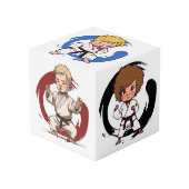 Karate Kinderen Kubus (Voorkant hoekig)