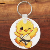 Karate Kip Sleutelhanger (Voorkant)
