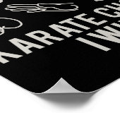 Karate Klap Win Rock Paper Scissors T-shirt Poster (Hoek)