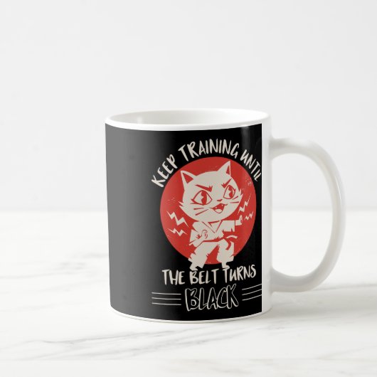 Karate Kleding Karate Quote Kleding Katten Koffiemok (Rechts)