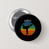 Karate Kleding - Sunset Karate Ronde Button 5,7 Cm (Voorkant /achterkant)
