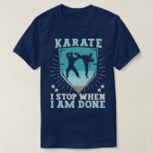 Karate Kmpfer Martial Arts Karate Trainer T-shirt (Design voorkant)