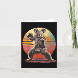 Karate Koala Dier MMA Taekwondo Vechtkunst Kaart